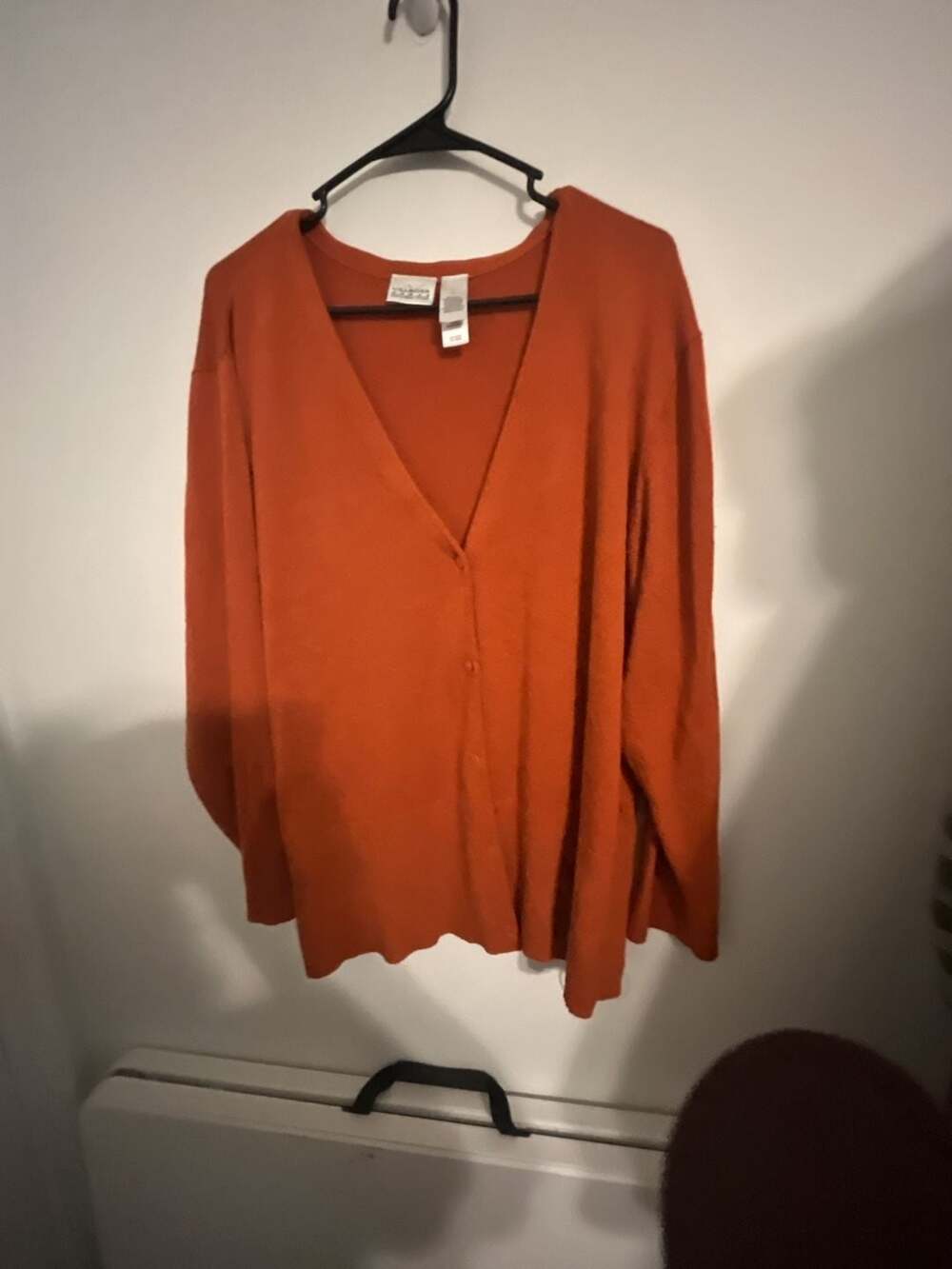 Villager Woman A Liz Claiborne Company Long Sleeve Button-Front Cardigan Sweater